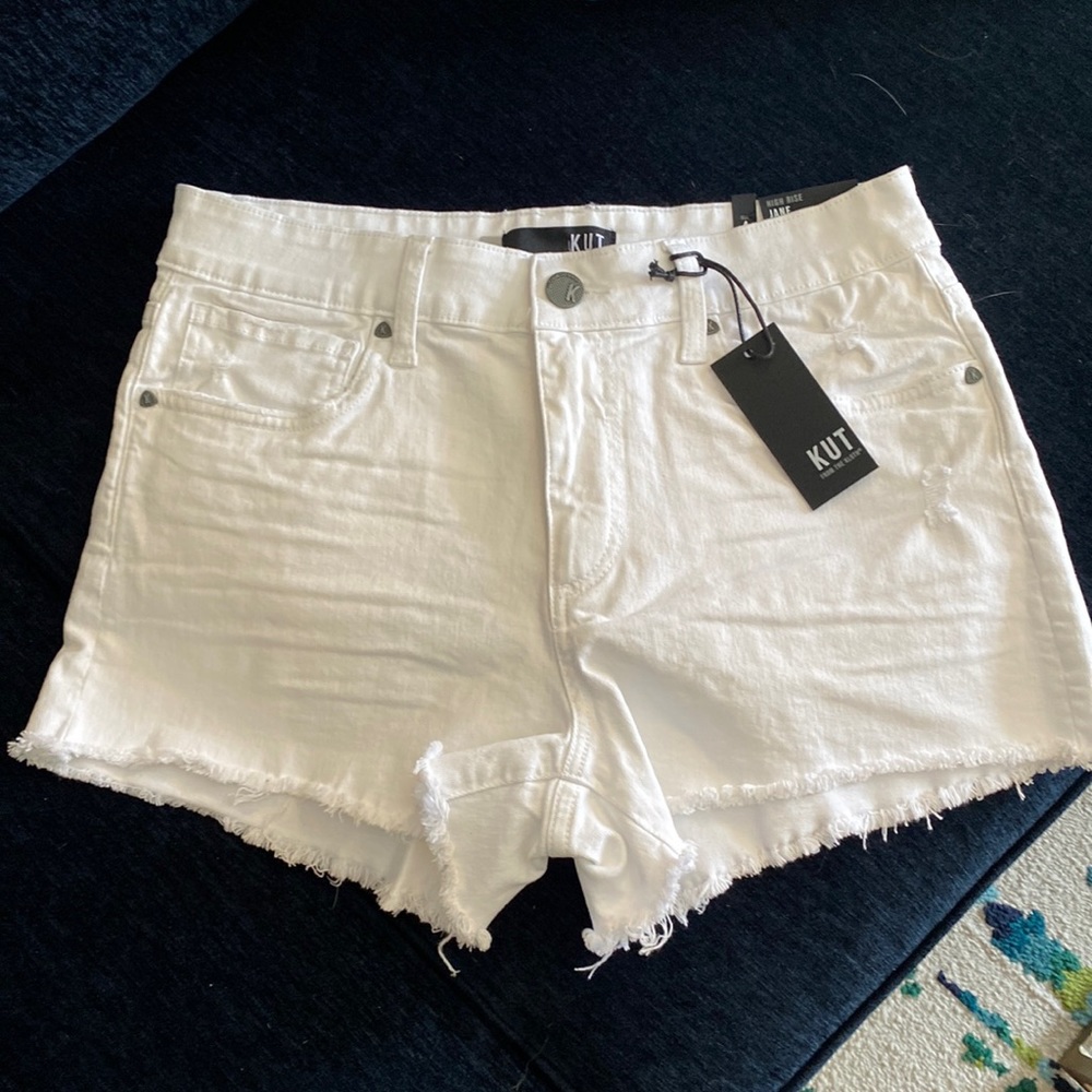New Kut From the Kluth white High Rose Jane short size 4